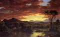 Une maison de campagne paysage Fleuve Hudson Frederic Edwin Eglise Paysage